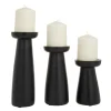 Kirkland's Home Matte Wood T-Shape Candle Holders, Set Of 3- Candle Holders