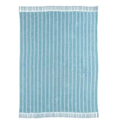Kirkland's Home Maui Striped Fringe Throw- Blankets & Throws