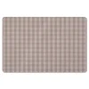 Kirkland's Home Mauve And Gray Plaid Kitchen Mat- Kitchen & Floor Mats