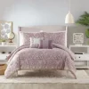 Kirkland's Home Mauve Scorro 5-Pc. King Comforter Set- Comforters