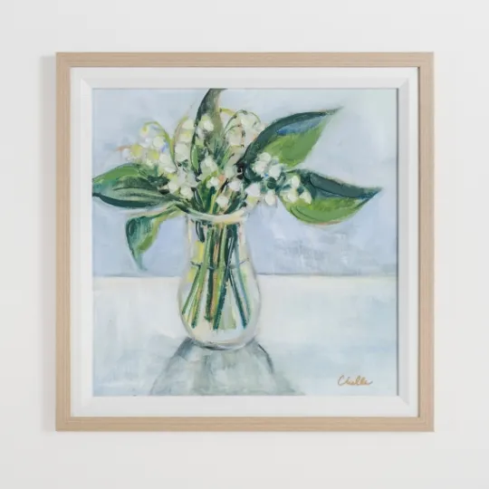 Kirkland's Home May Lily Of The Valley Framed Art Print- Framed Art