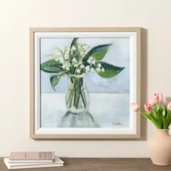 Kirkland's Home May Lily Of The Valley Framed Art Print- Framed Art