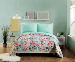 Kirkland's Home Mayflower Blue 2-Pc. Queen Bedding Quilt Set- Quilts