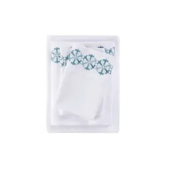 Kirkland's Home Medallion Hem Microfiber 4-Pc. Queen Sheet Set- Bed Sheets
