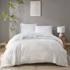 Kirkland's Home Medallion Hem Microfiber 4-Pc. Queen Sheet Set- Bed Sheets