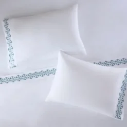 Kirkland's Home Medallion Hem Microfiber 4-Pc. Full Sheet Set- Bed Sheets