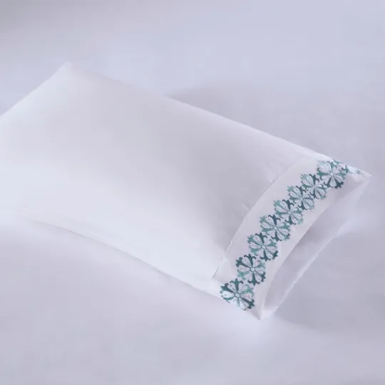 Kirkland's Home Medallion Hem Microfiber 4-Pc. King Sheet Set- Bed Sheets