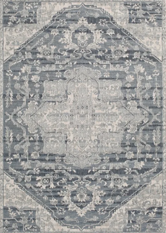 Kirkland's Home Medallion Lava Indoor/Outdoor Area Rug, 7X9- Outdoor Rugs