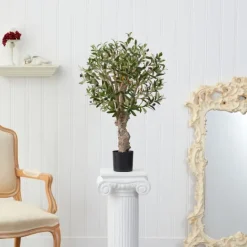 Kirkland's Home Mediterranean Olive Branch Tree In Black Pot- Trees & Topiaries