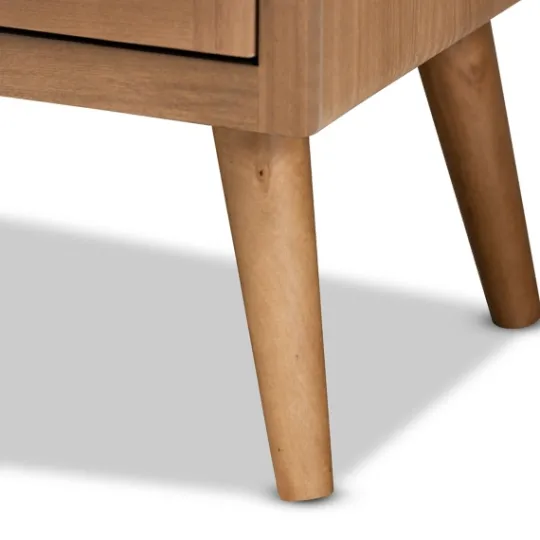 Kirkland's Home Medium Oak Rattan 2-Door Cabinet- Cabinets & Sideboards