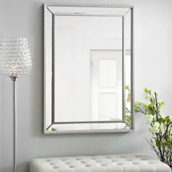Kirkland's Home Medium Silver Luxe Mirror, 31.5X43.5 In.- Decorative Mirrors