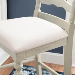 Kirkland's Home Melvin Distressed Wash Bar Stool- Bar Stools & Counter Height Stools