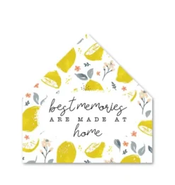 Kirkland's Home Memories Made At Home House Shaped Canvas Print- Wall Quotes & Signs