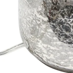 Kirkland's Home Mercury Hammered Glass Shade Table Lamp- Table Lamps