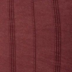 Kirkland's Home Merlot Striped Organic Cotton Throw Pillow- Pillows