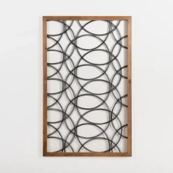 Kirkland's Home Metal Abstract Circles Wall Plaque- Wall Plaques
