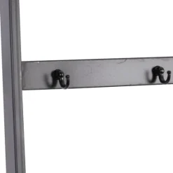 Kirkland's Home Metal And Fir Wood Leaning Ladder With Hooks- Decorative Accents