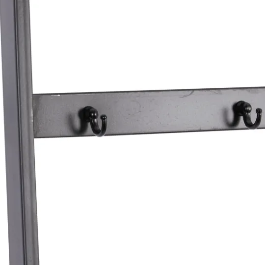 Kirkland's Home Metal And Fir Wood Leaning Ladder With Hooks- Decorative Accents