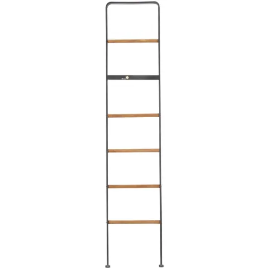 Kirkland's Home Metal And Fir Wood Leaning Ladder With Hooks- Decorative Accents