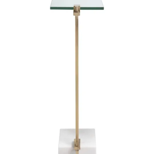 Kirkland's Home Metal And Glass Top Accent Table- Accent & End Tables