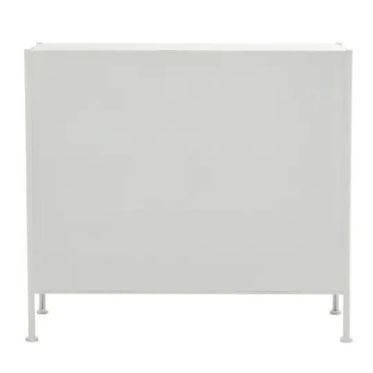 Kirkland's Home Metal And Glass X-Door Cabinet- Cabinets & Sideboards