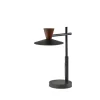 Kirkland's Home Metal And Walnut Wood Table Lamp- Table Lamps