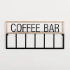 Kirkland's Home Metal And Wood Coffee Bar Wall Hooks- Hooks