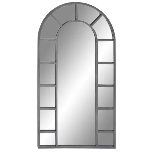 Kirkland's Home Metal Arch Frame Grid Overlay Mirror- Decorative Mirrors