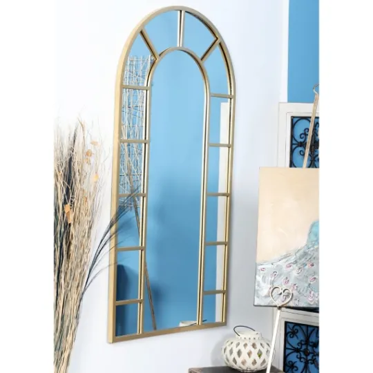 Kirkland's Home Metal Arch Pane Wall Mirror- Decorative Mirrors