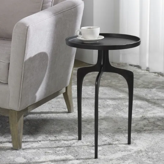 Kirkland's Home Metal Arched Legs Side Table- Accent & End Tables