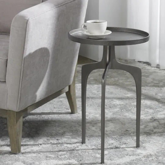 Kirkland's Home Metal Arched Legs Side Table- Accent & End Tables