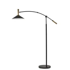 Kirkland's Home Metal Arched Modern Floor Lamp- Floor Lamps