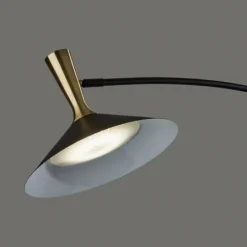 Kirkland's Home Metal Arched Modern Floor Lamp- Floor Lamps