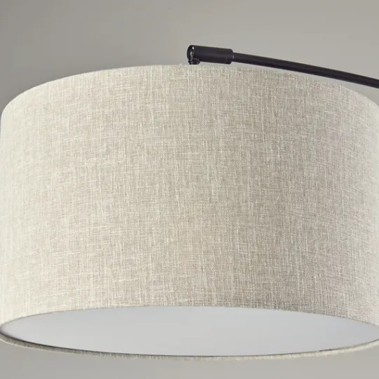 Kirkland's Home Metal Arched Oversized Shade Floor Lamp- Floor Lamps