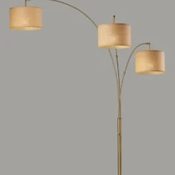 Kirkland's Home Metal 3-Arm Arched Floor Lamp- Floor Lamps