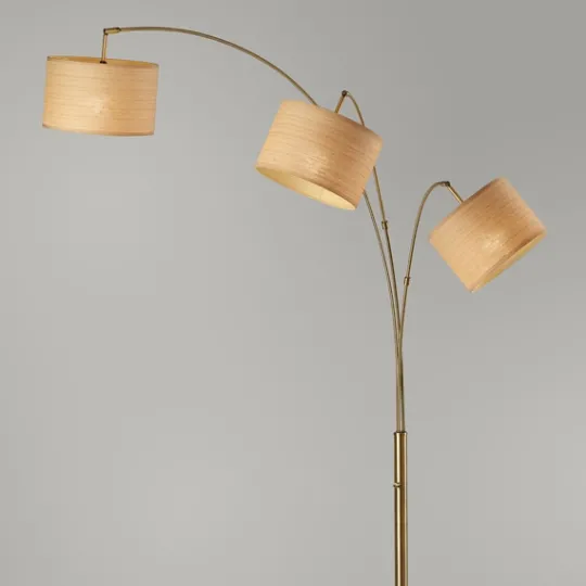 Kirkland's Home Metal 3-Arm Arched Floor Lamp- Floor Lamps