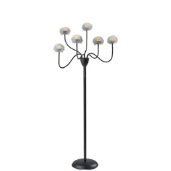 Kirkland's Home Metal 6-Arm Pom Pom Floor Lamp- Floor Lamps