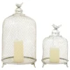 Kirkland's Home Metal Bird Cage Cloche Lanterns, Set Of 2- Lanterns