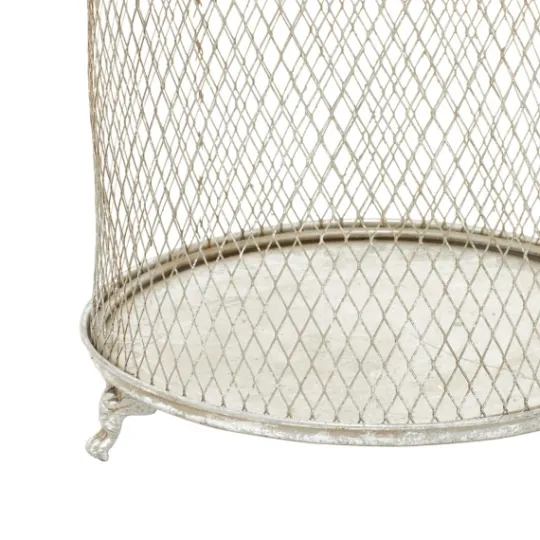 Kirkland's Home Metal Bird Cage Cloche Lanterns, Set Of 2- Lanterns