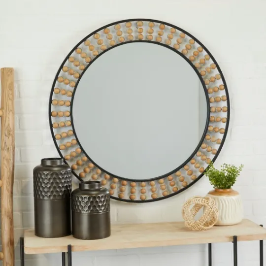 Kirkland's Home Metal Coen Bohemian Wall Mirror- Decorative Mirrors