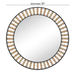 Kirkland's Home Metal Coen Bohemian Wall Mirror- Decorative Mirrors