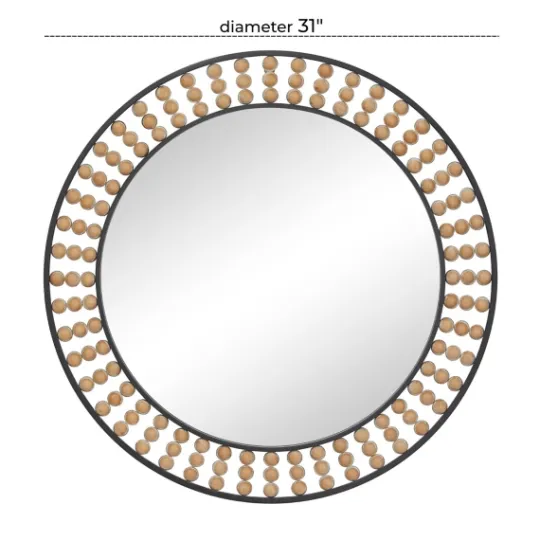 Kirkland's Home Metal Coen Bohemian Wall Mirror- Decorative Mirrors
