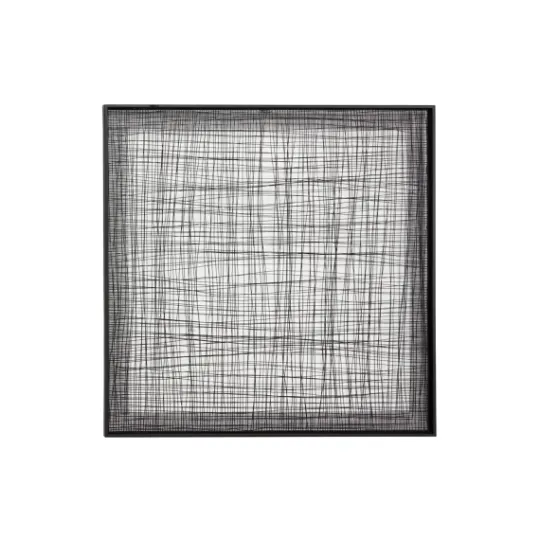 Kirkland's Home Metal Crosshatch Mesh Framed Wall Sculpture- Wall Plaques