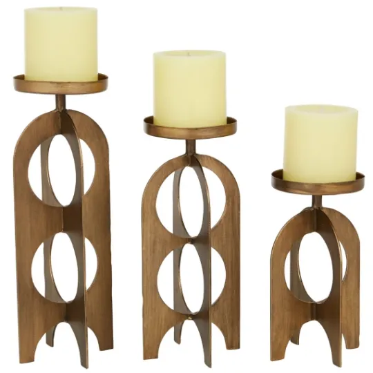 Kirkland's Home Metal Cutout Candle Holders, Set Of 3- Candle Holders