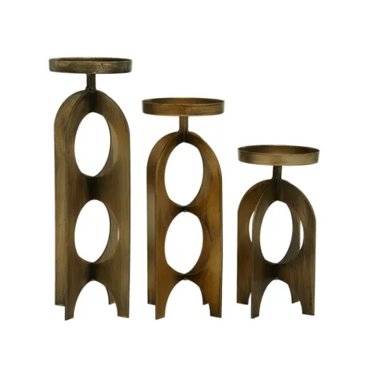 Kirkland's Home Metal Cutout Candle Holders, Set Of 3- Candle Holders