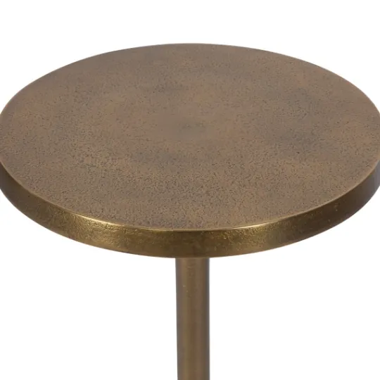 Kirkland's Home Metal Cylinder Base Cocktail Table- Accent & End Tables