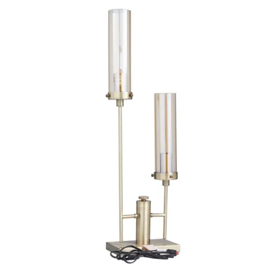 Kirkland's Home Metal Double Stem Table Lamp- Table Lamps