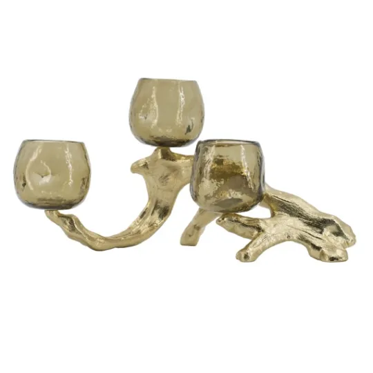 Kirkland's Home Metal Driftwood Votive Candle Holder- Candle Holders