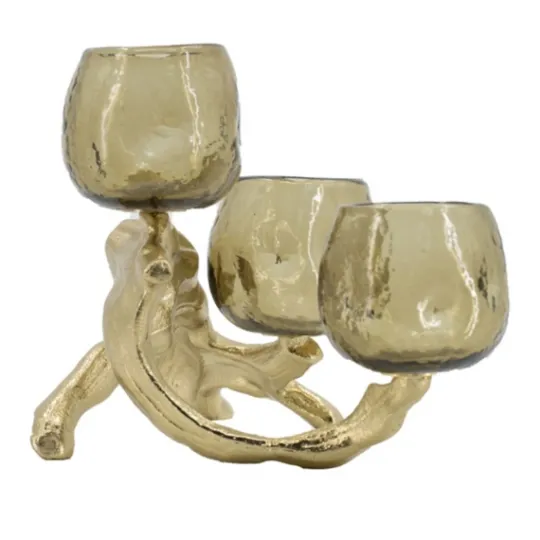 Kirkland's Home Metal Driftwood Votive Candle Holder- Candle Holders