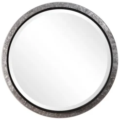 Kirkland's Home Metal Exposed Nail Head Round Framed Mirror- Decorative Mirrors